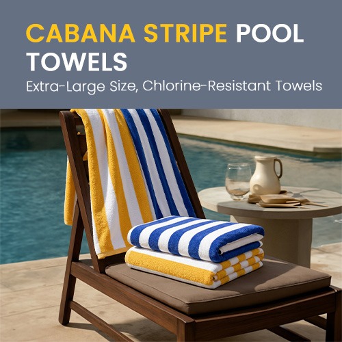 Cabana Stripe Pool Towels