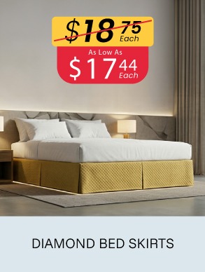 Diamond Bed Skirts